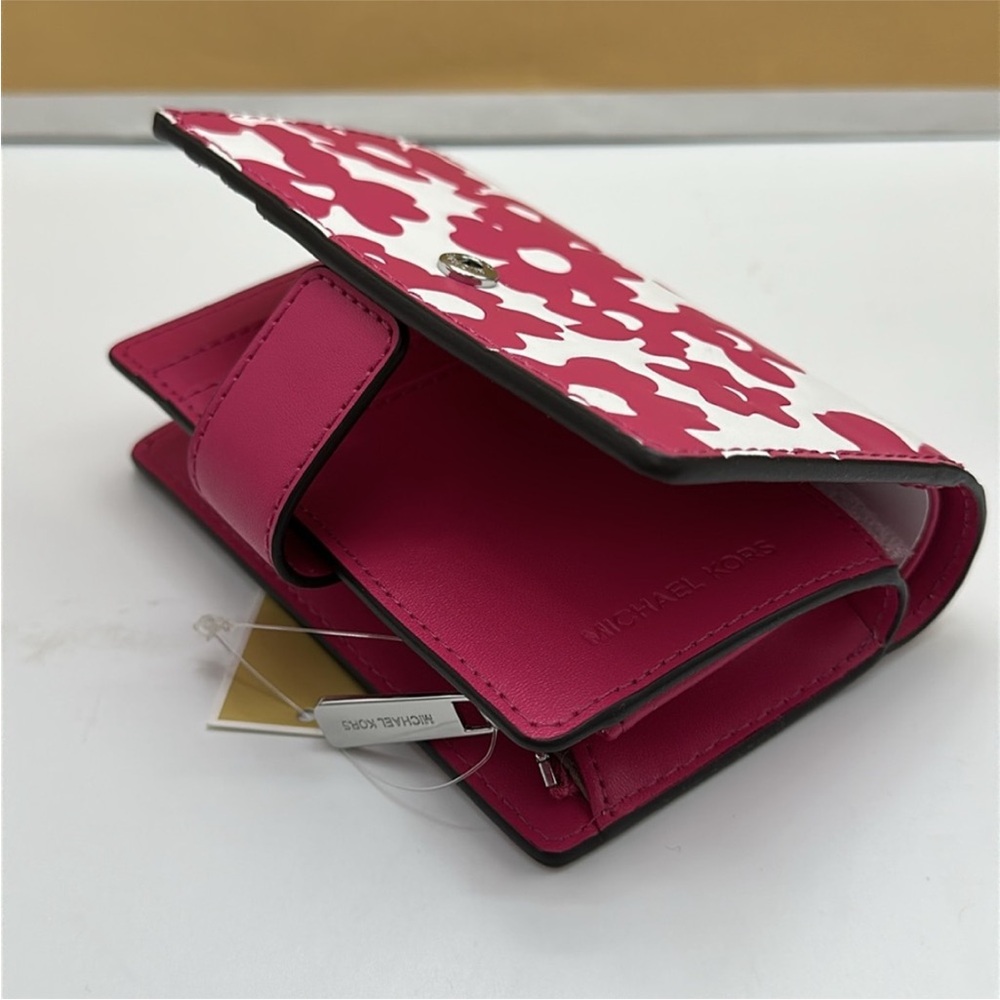 Michael Kors Pink Floral Wallet - Picture 6 of 14